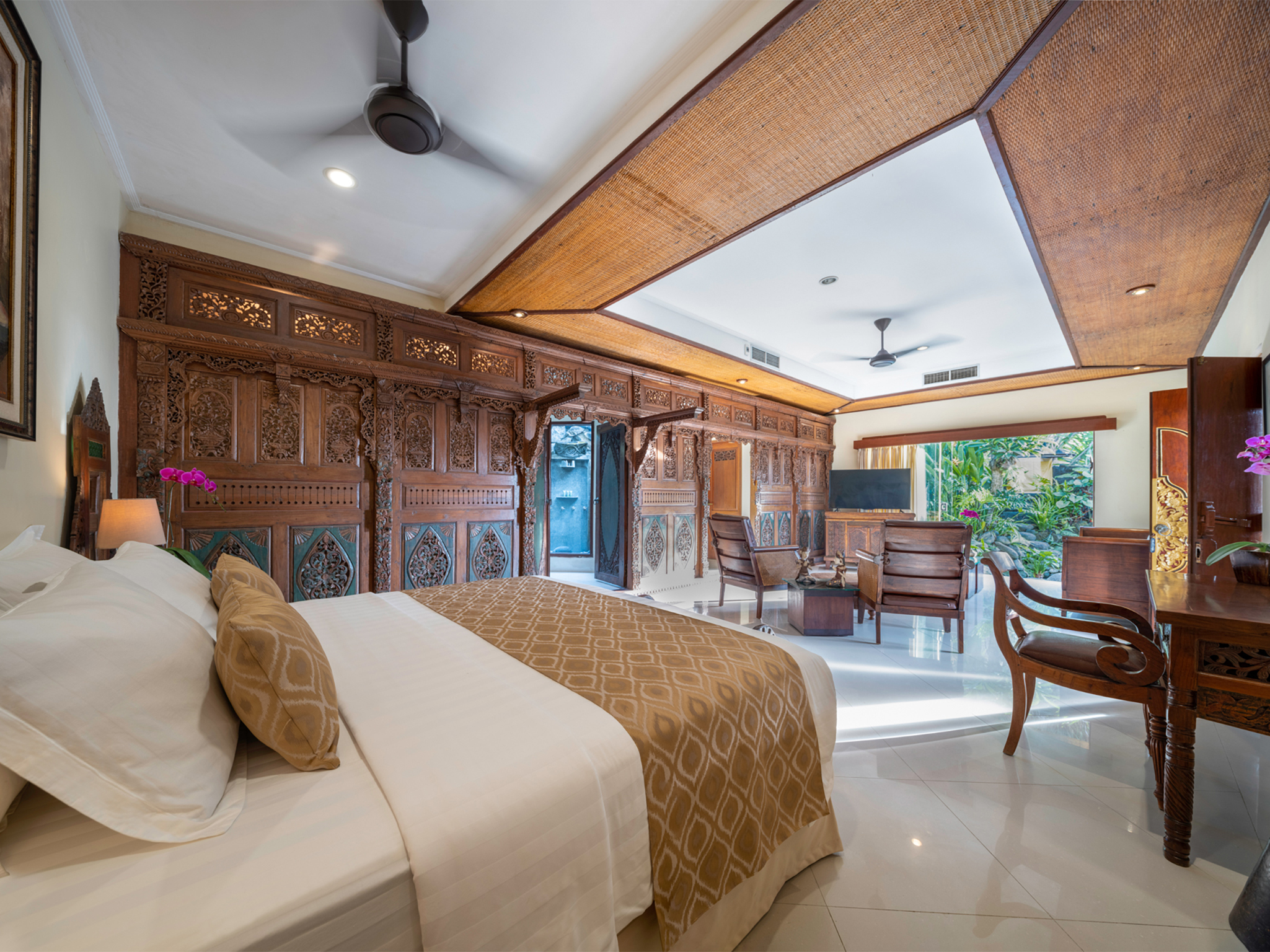 Villa Cemara - Master pavilion and stunning view - Villa Cemara, Sanur, Bali